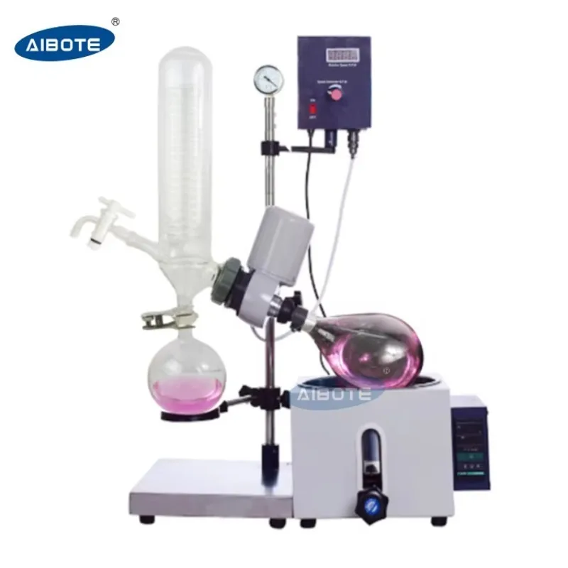 Lab Water Bath Oil Bath Solvent Vacuum Rotary Evaporator 1L 2L 3L