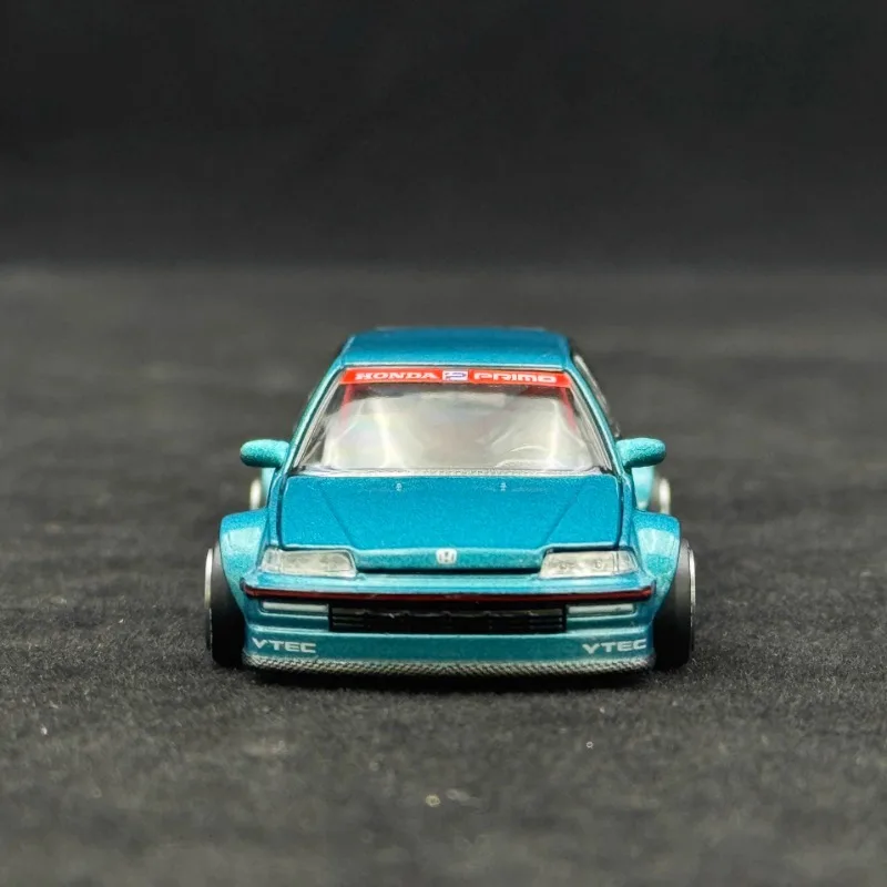 MINIGT Diecast 1/64 escala Honda aleación modelo coches Honda Civic EF 12 #   Vehículos de juego de juguete para niños, caja original de regalo