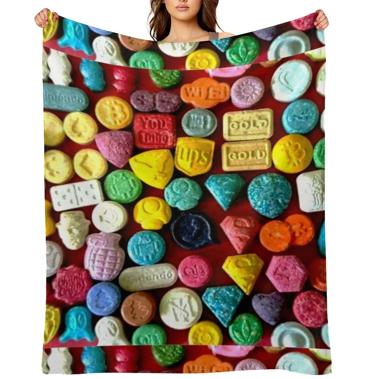

Ecstacy Throw Blanket Fashion Sofas Personalized Gift Blankets For Sofas funny gift Blankets