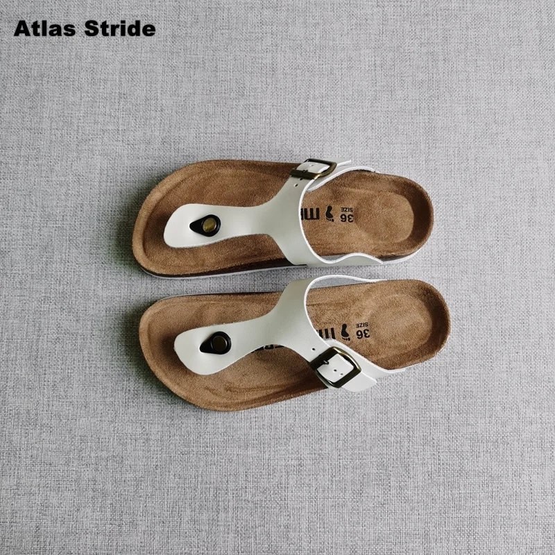 

Women's Cork Footbed Flip Flops Adjustable Buckle Strap Breathable Suede Sole Non-Slip Casual Daily Walking Summer Flip Flops