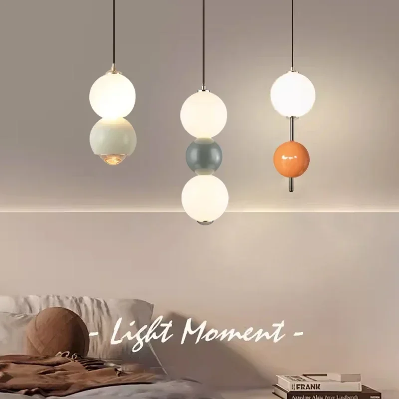 

LED Nordic Pendant Lamp Decor Hanging Lamps For Bar Dining Room Bedroom Bedside Living Room Indoor Home Decoration Light Fixture