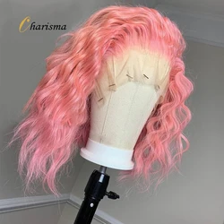 Charisma Short Wigs Synthetic Lace Front Wig For Women Lace Frontal Wig Hot Pink Blue Lace Front Wigs Short Bob Style Wig