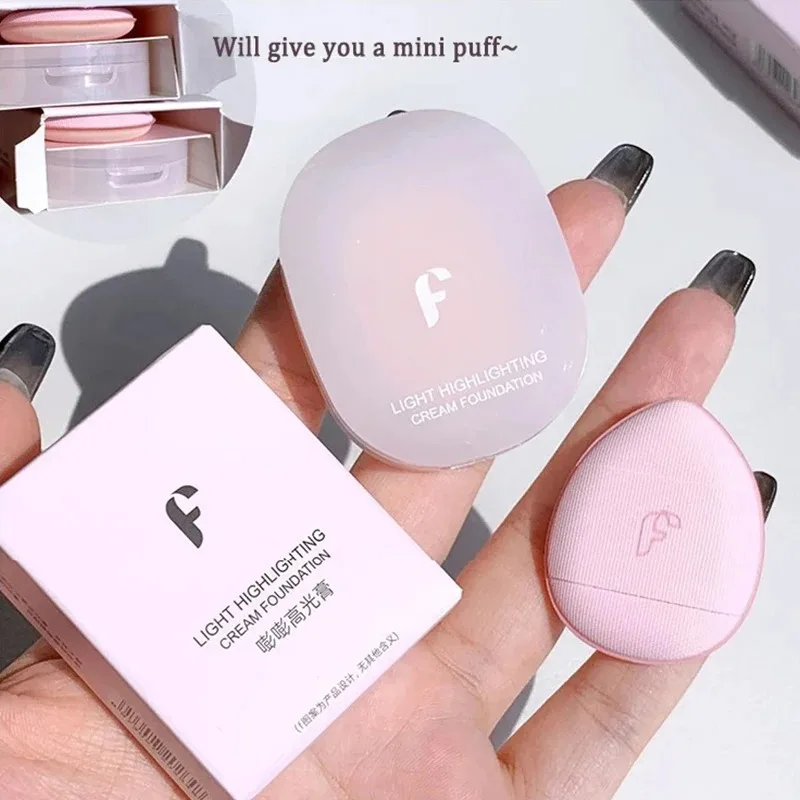 كريم تحديد الكنتوري عالي اللمعان ، إضاءة متلألئة ، مقاوم للماء ، إضاءة مكياج الوجه ثلاثي الأبعاد ، 4 ألوان