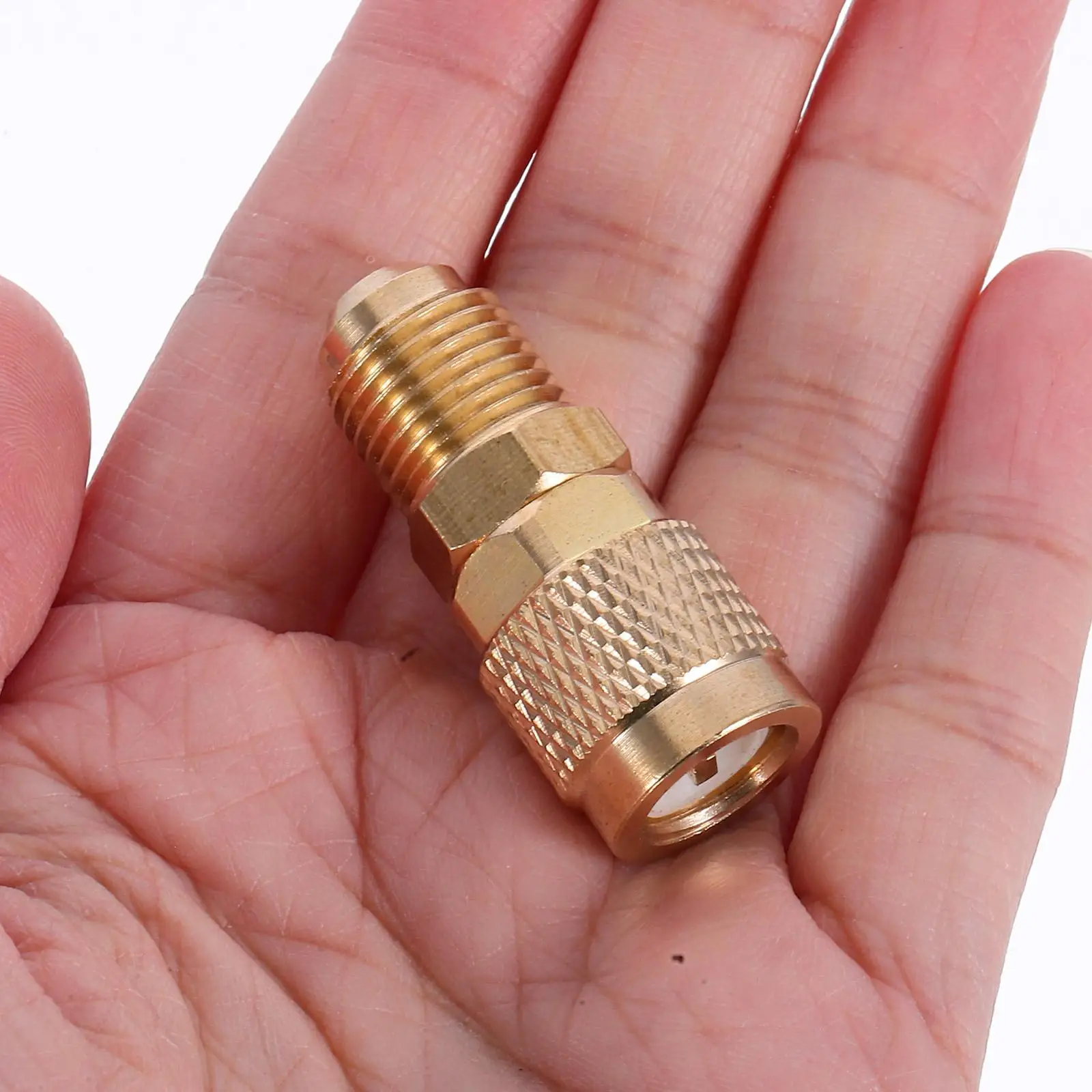 Copper Air Conditioner Adapter Fittings HVAC Connectors Fluoride Hose Couplers Refrigerant AC Fittings