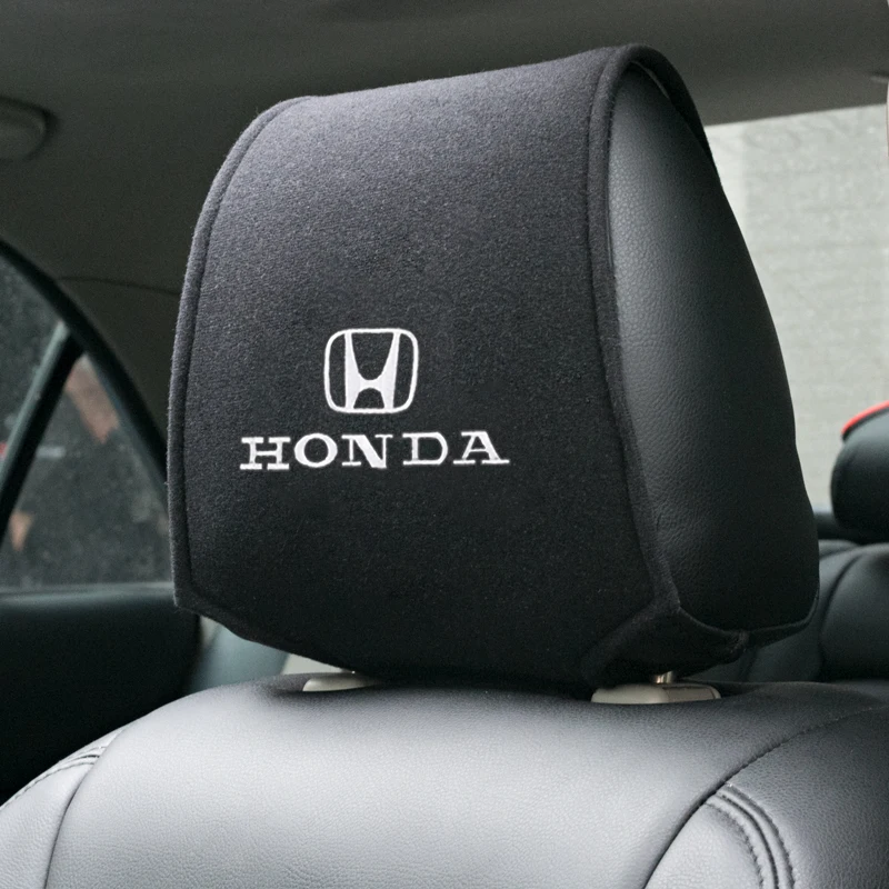 Funda para reposacabezas de coche, almohada para el cuello, funda para reposacabezas para Honda Mugen Jazz Insight Freed Fit CRV Civic Accord City, accesorio