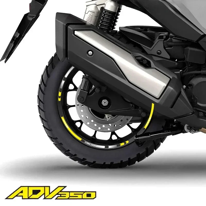 Autocollant de décoration de roue de contour de pièces de moto, autocollant pour HONDA ADV350, 6