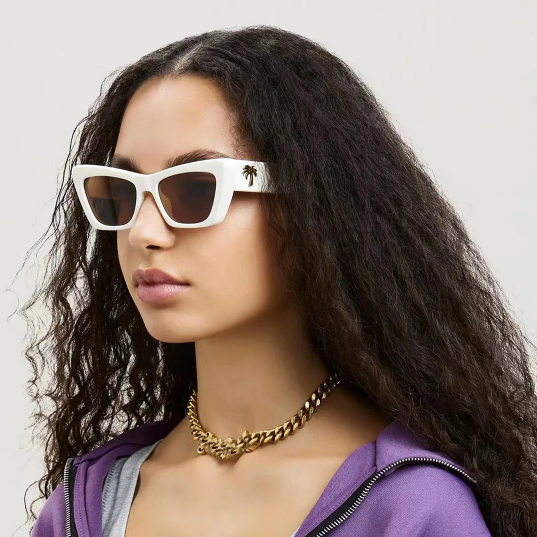 

Retro Cat Eye Sunglasses Women UV400 Protection Luxury Designer Handmade Acetate Frame Fashion Streetwear Y2K Eyewear