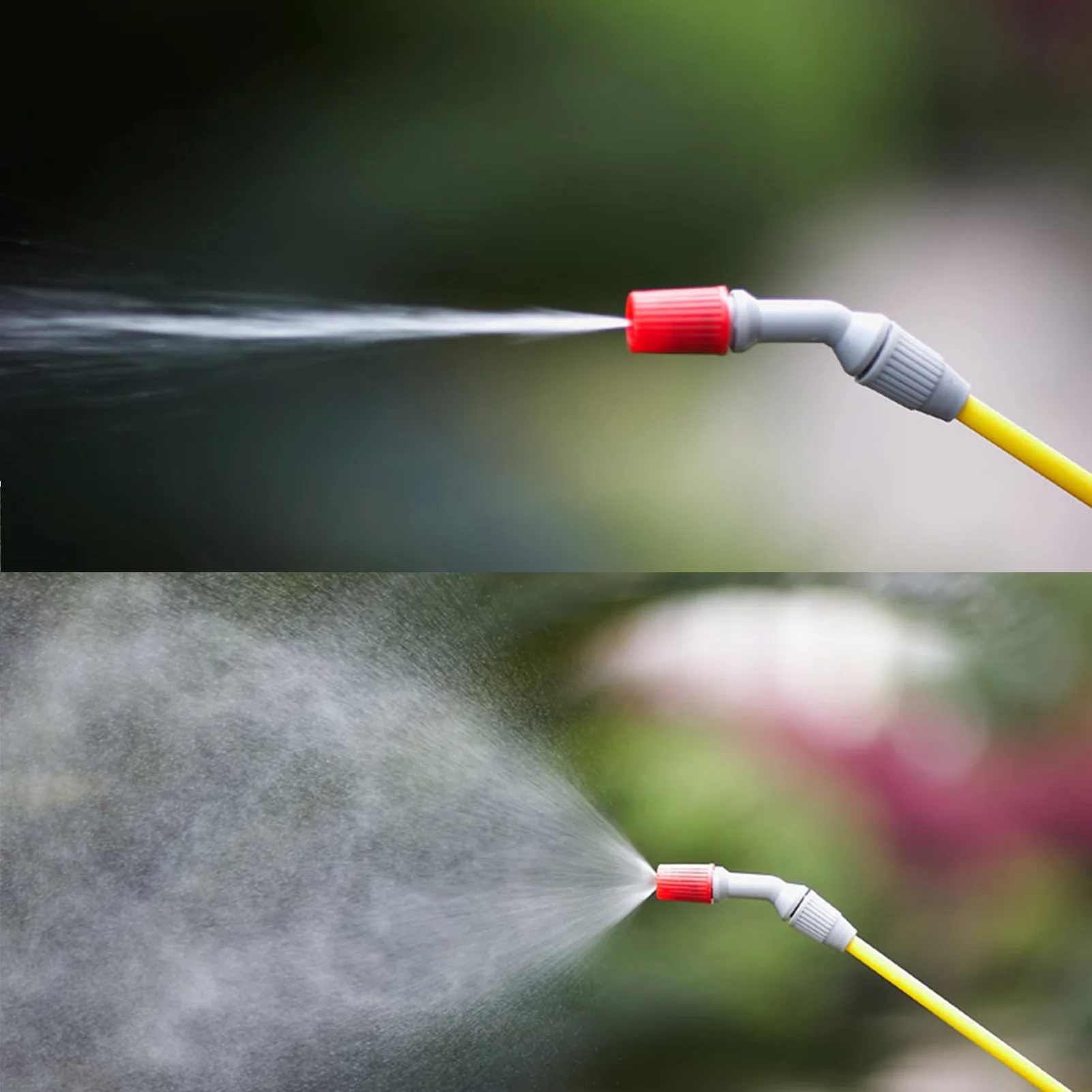 Plastic Garden Sprayer Nozzle Head Replacement, Cone Mist Watering Tip, Lightweight Easy Install for Hose Sprayers