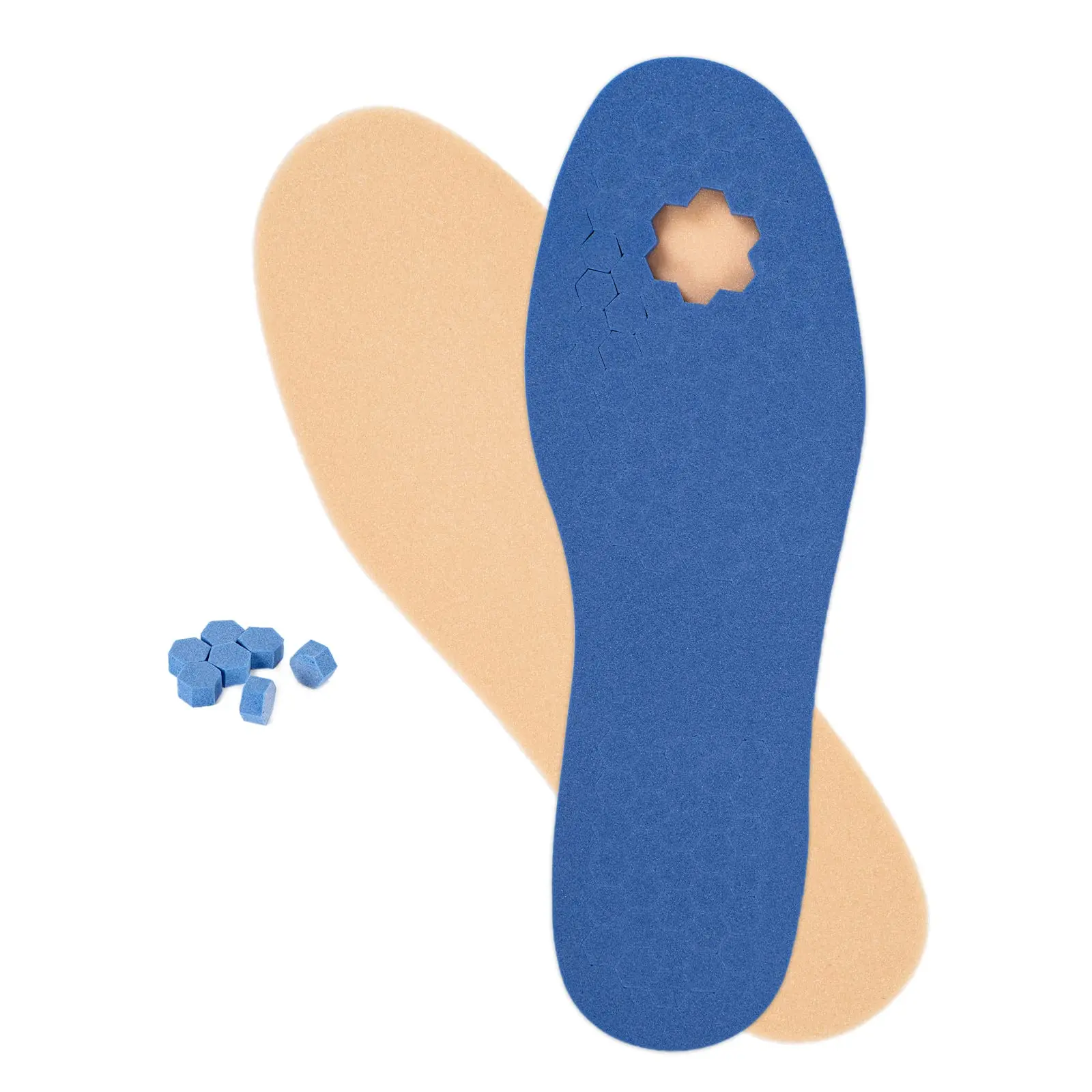 Diabetic Insole Removable Peg Insoles Foot Ulcer Insole for Foot Pain Relief, Wounds and Ulcerations of Foot, Shock Absorption