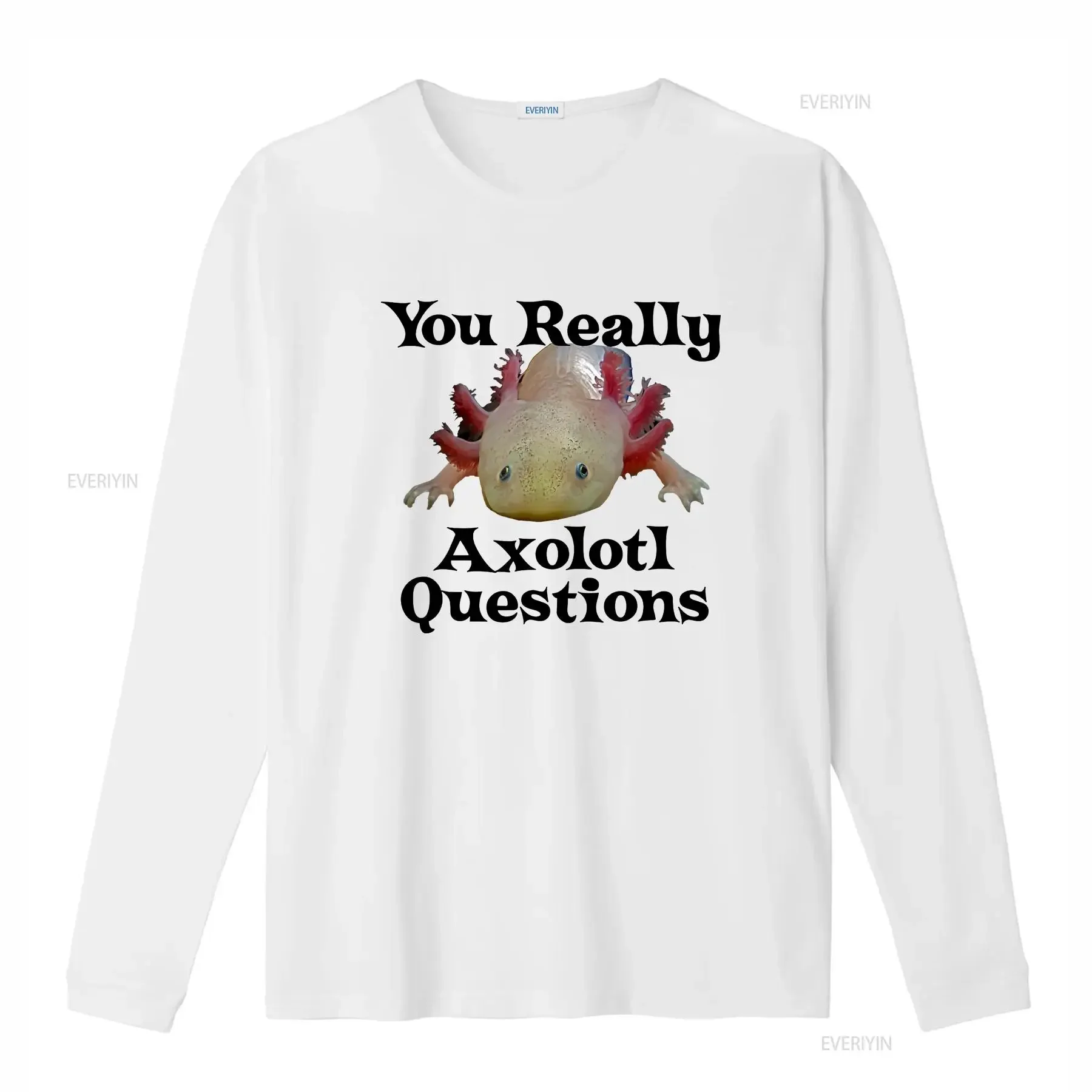 Axolotl T Shirt Pet Mexican Salamander Walking Fish Lizard vintage Washed Breathable fashion designer clothes graphic