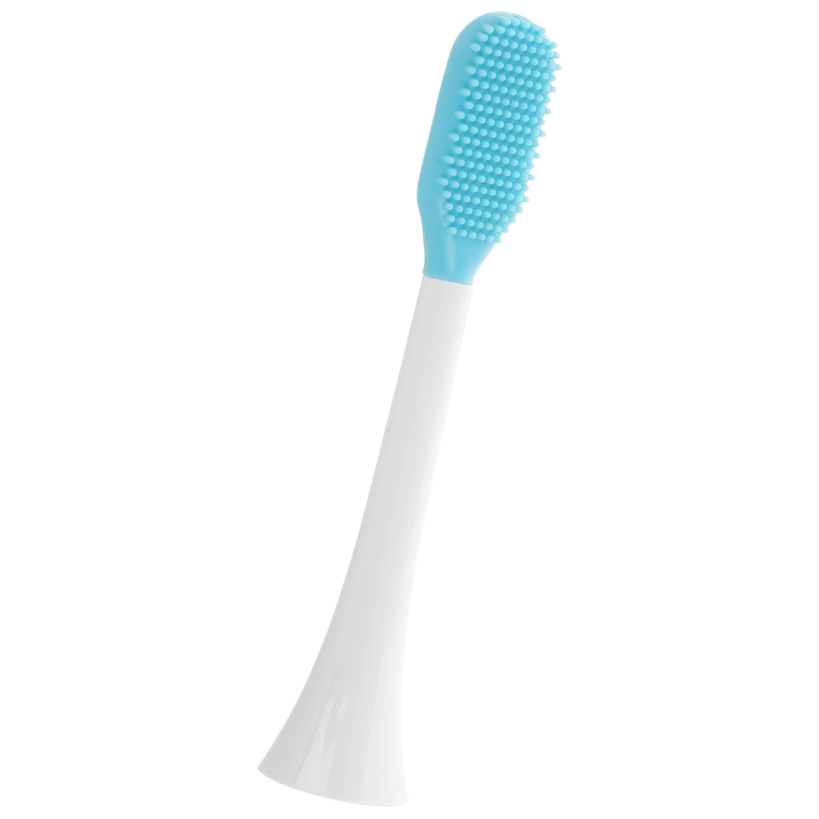 

Electric Toothbrush Heads Reusable Soft Bristle Tongue Cleaner Universal Fit Lightweight Portable Oral Care Dental Hygiene