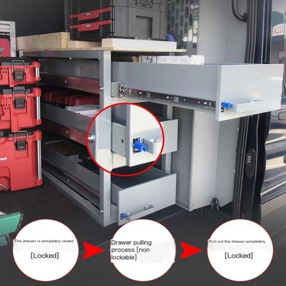 مع قفل 1 زوج الثقيلة قفل درج الشرائح 250 رطل الحمولة الجانب جبل كامل تمديد الكرة تحمل السكك الحديدية الصناعية