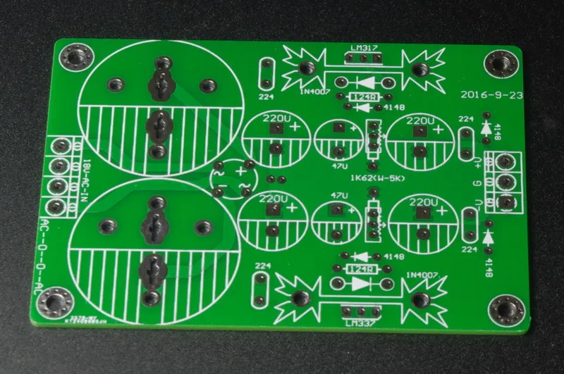 Mbl6010 Power Board Empty Board Pcb Lm317/337 Voltage Stabilizing Board