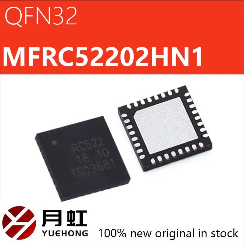 1/10/50pcs MFRC52202HN1 MFRC522 RC522 RF card reader chip CV520