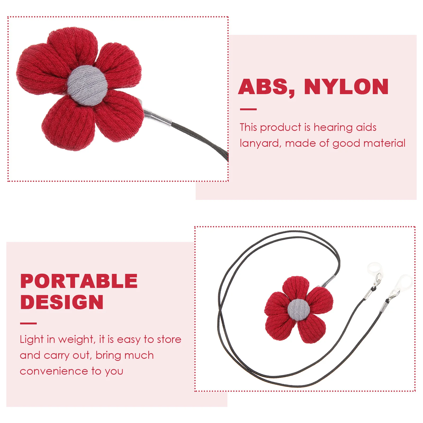 

Hearing Aid Lanyard Anti-Loss Rope Lightweight Portable Strap for All Sizes Secure Comfortable for Daily Travel Sports Use