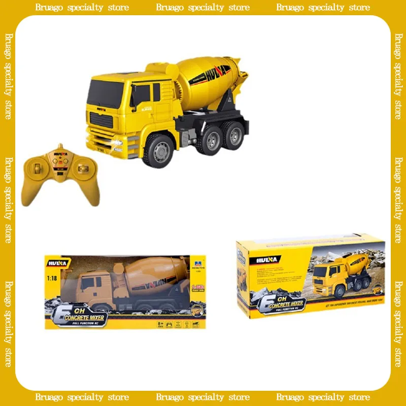 Huina 1:18 grande simulação liquidificador de controle remoto brinquedo elétrico das crianças 1333 modelo de veículo de engenharia brinquedo ao ar livre presente masculino