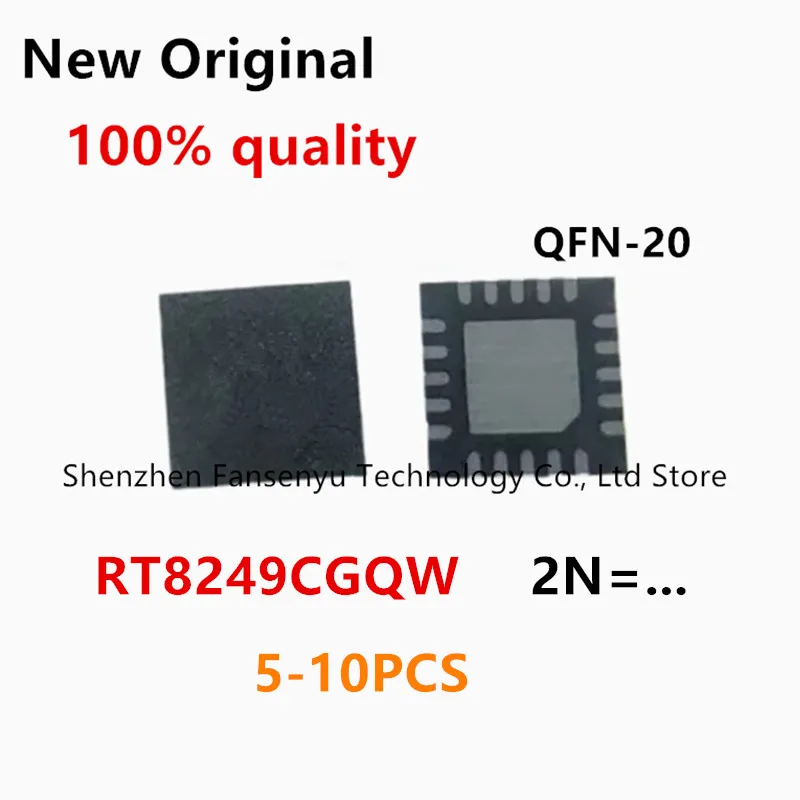 (5-10piece) 100% original RT8249CGQW RT8249C 2N=2A 2N=2J 2N= QFN-20 Chipset