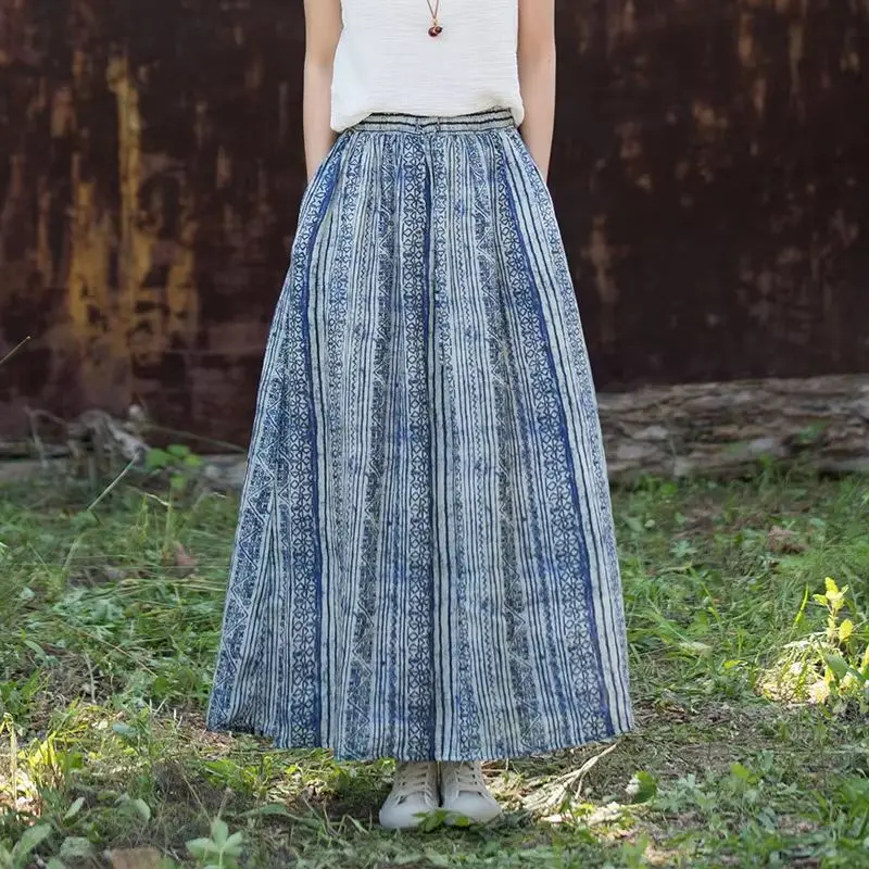 Women's Wide-Leg Pants: Lightweight, Cool, Breathable, Loose-Fitting, Drapey, Elastic Waist, Casual Pants, Lazy Style