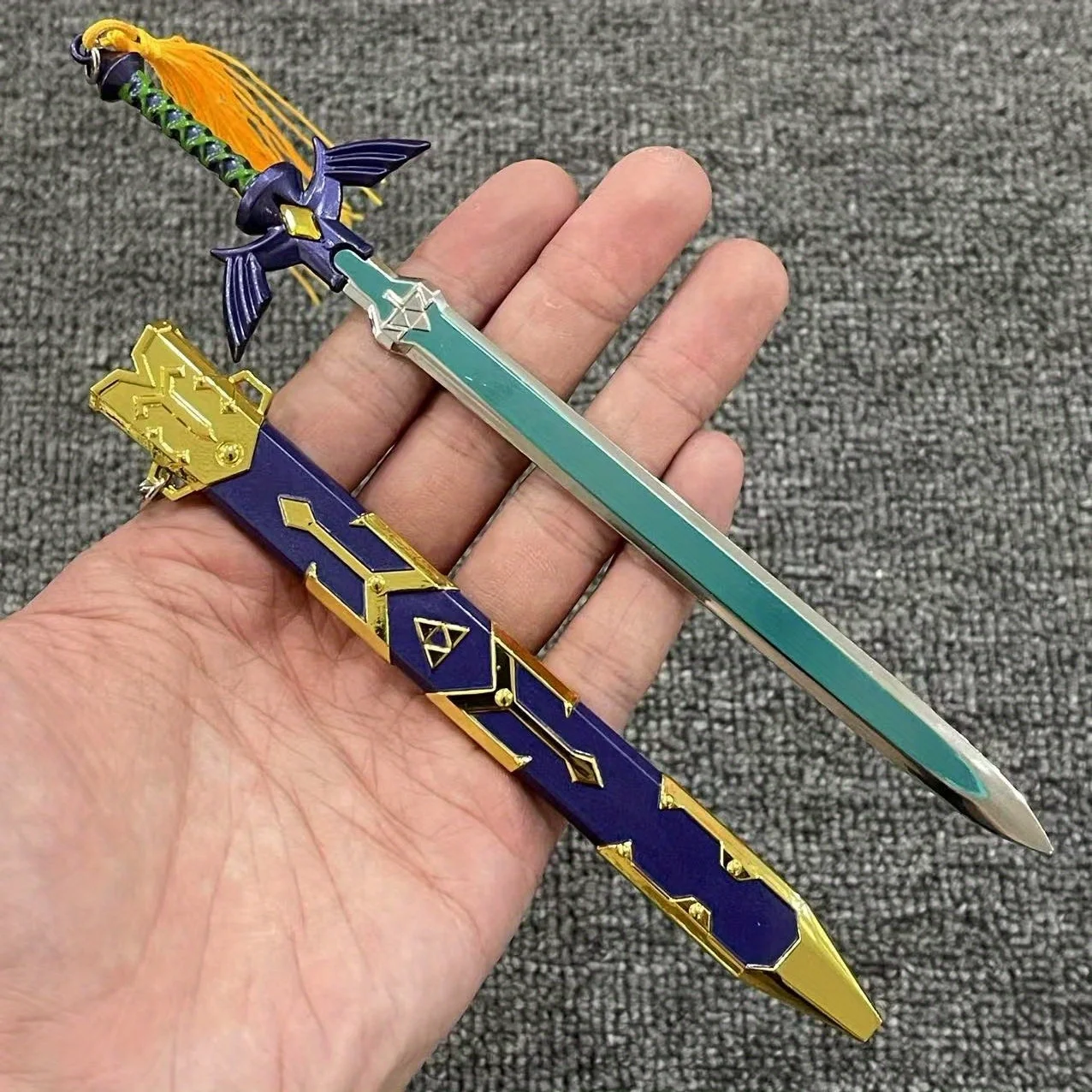 8.6/11.6inch Zelda Katana Anime Cosplay Prop Ninja Knife Blade Metal Sword Real Size Japanese Katana Original Samurai Sabre Toy