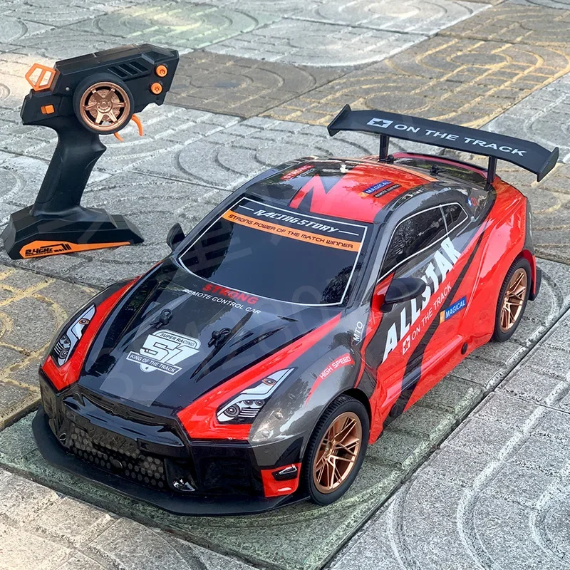1/10 Remote Control Racing Car Large PVC High-Speed Drift Cars Competition Vehicle Boys Race Car Game Toy for Children Boy Gifts