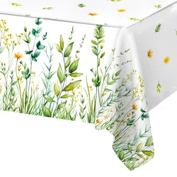 Nappe de Table Verte pour Décoration de Maison, ixd'Anniversaire, ixPréChristophe pour Enfant, Printemps Été