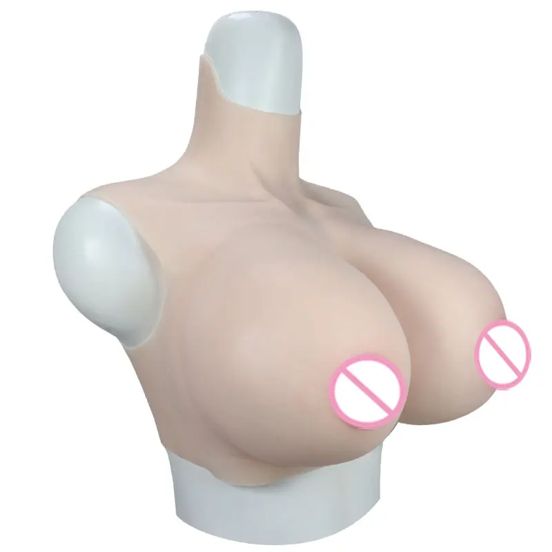 Upgrade K KUP Big Chest Silicone Breast Forms Realistic False Huge Boobs Sexy for Transgender Dragqueen Cosplay Queen Sissy