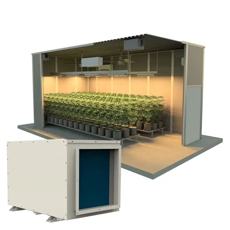 Large Greenhouse 240Liter Per Day Compact Fresh Air Ducted Dehumidifier