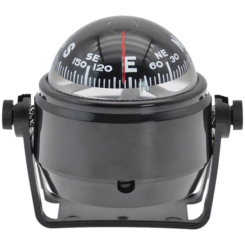 Ball Shaped Vehicle Navigation Car Compass with Dial Sea Pivoting Marine Boat Compass Splashproof Sea Marine Electronic Compass