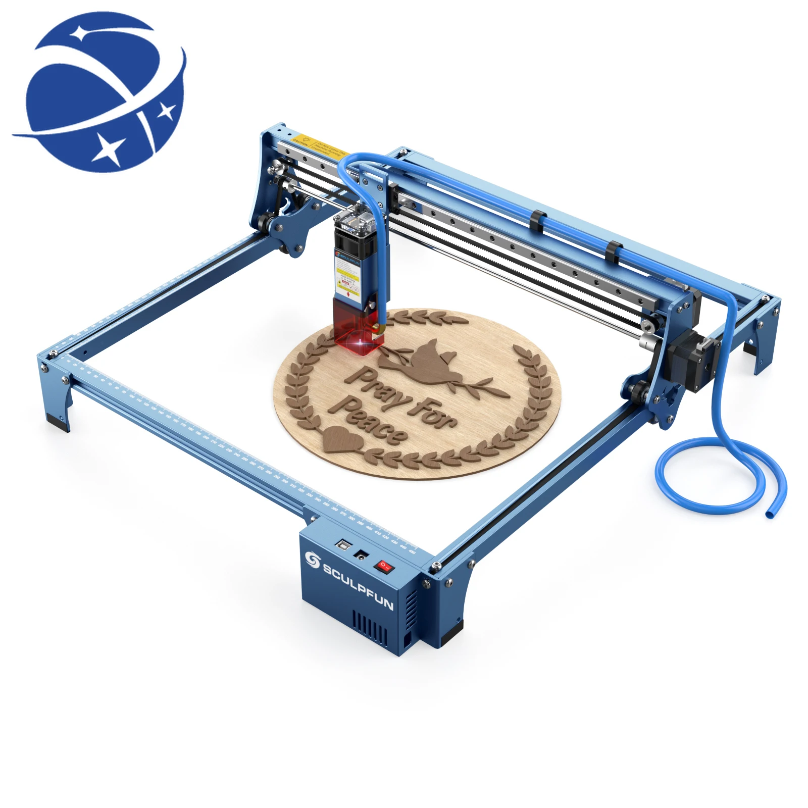 yyhc SCULPFUN S10 Laser Engraver and Cutter Machine Industrial Grade High Accuracy   for Acrylic  Metal