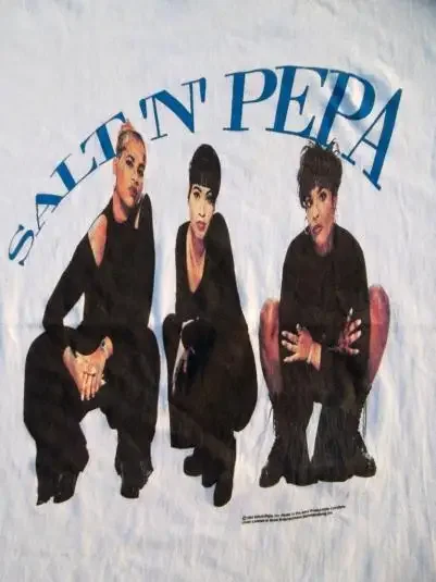 VINTAGE SALT N PEPA 1994 PROMO Men All size Shirt NG2400