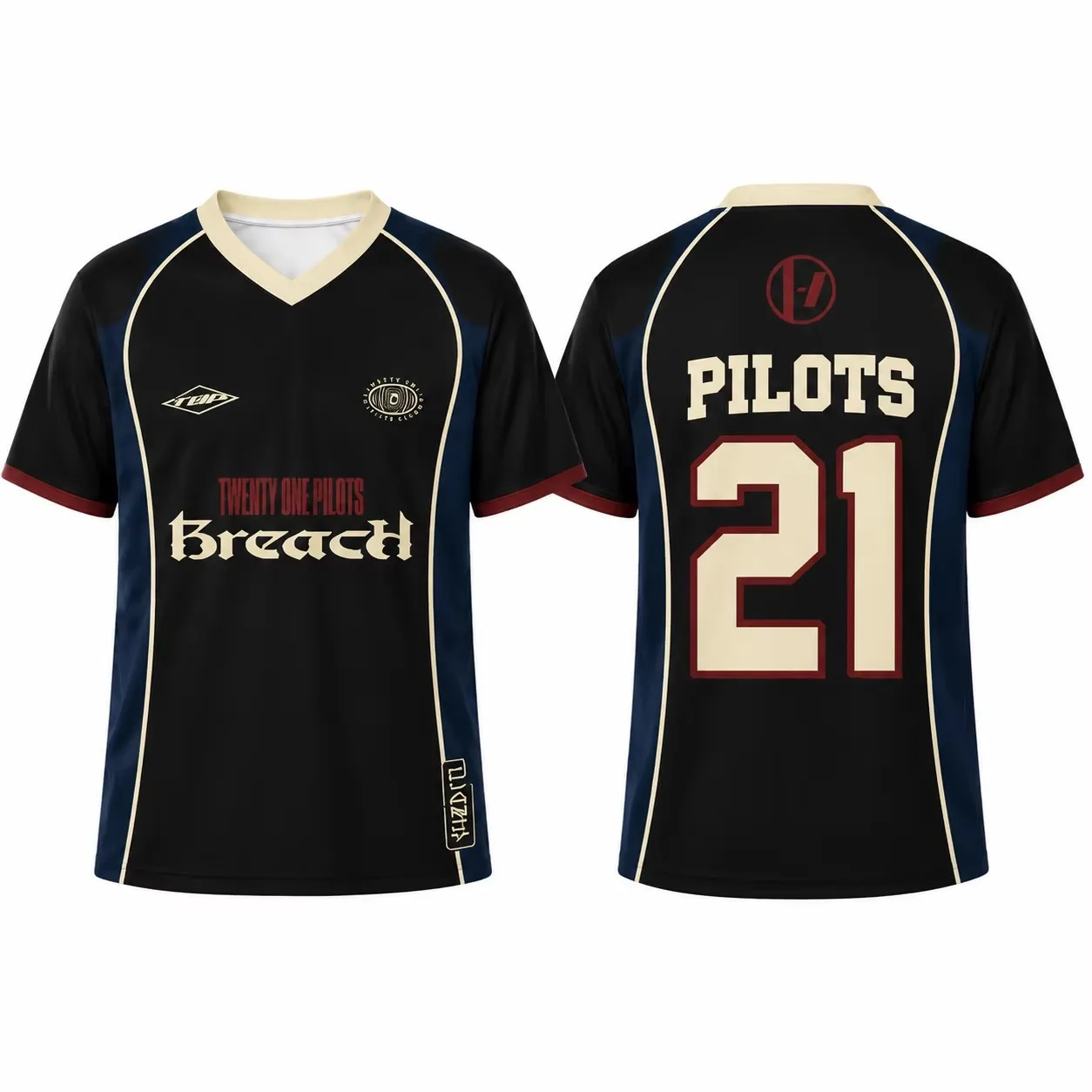 Twenty One Pilots Rockband-Trikot, Herren-Sportshirt mit kurzen Ärmeln, atmungsaktiv, 21 Pilots Konzert-Fan-Shirt. – Detail 5