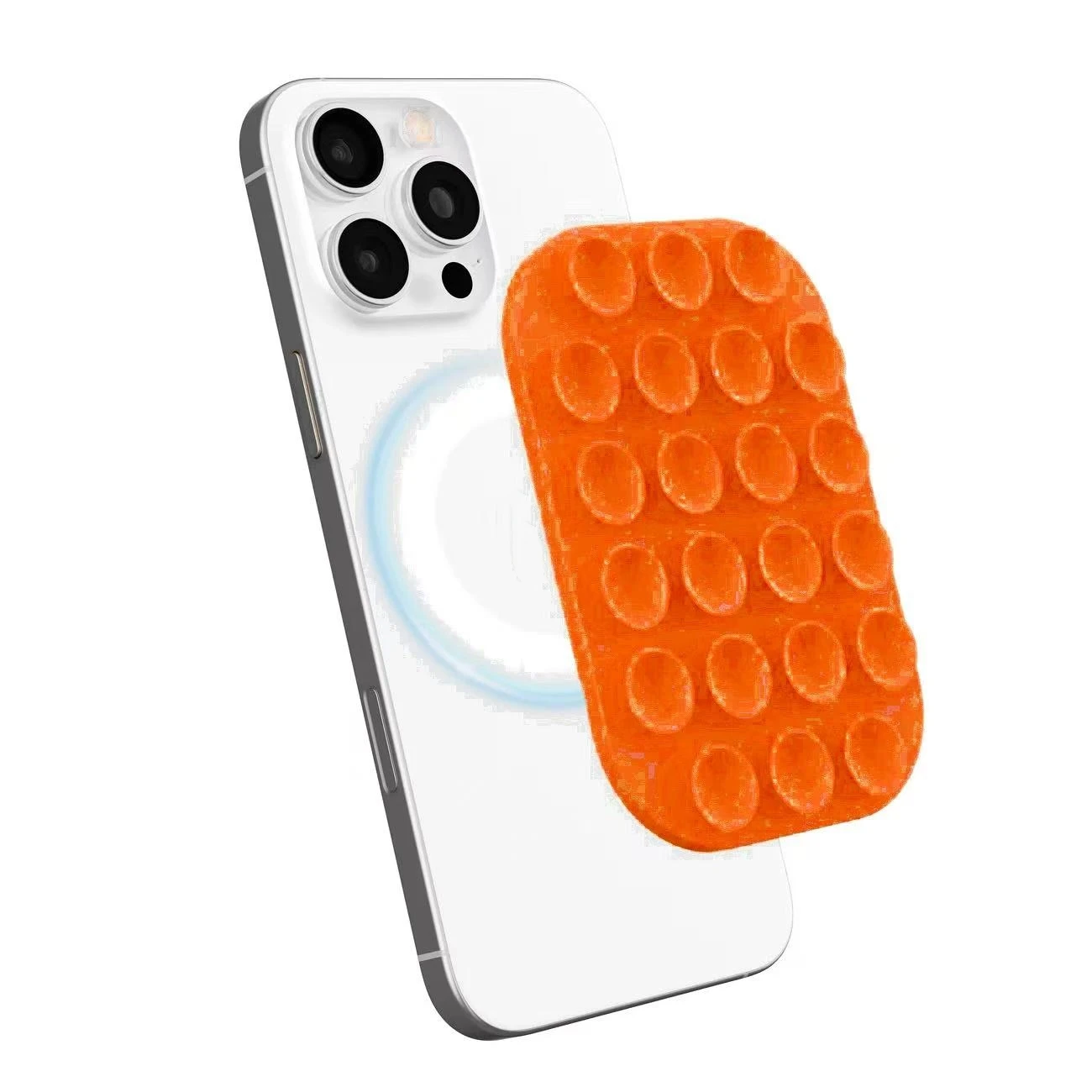 Grenzüberschreitender Bestseller Magnetischer Saugnapf-Handyhalter Geeignet für MagSafe-Handyhüllen iPhone Silikon Magnetischer Saugnapf-Ständer
