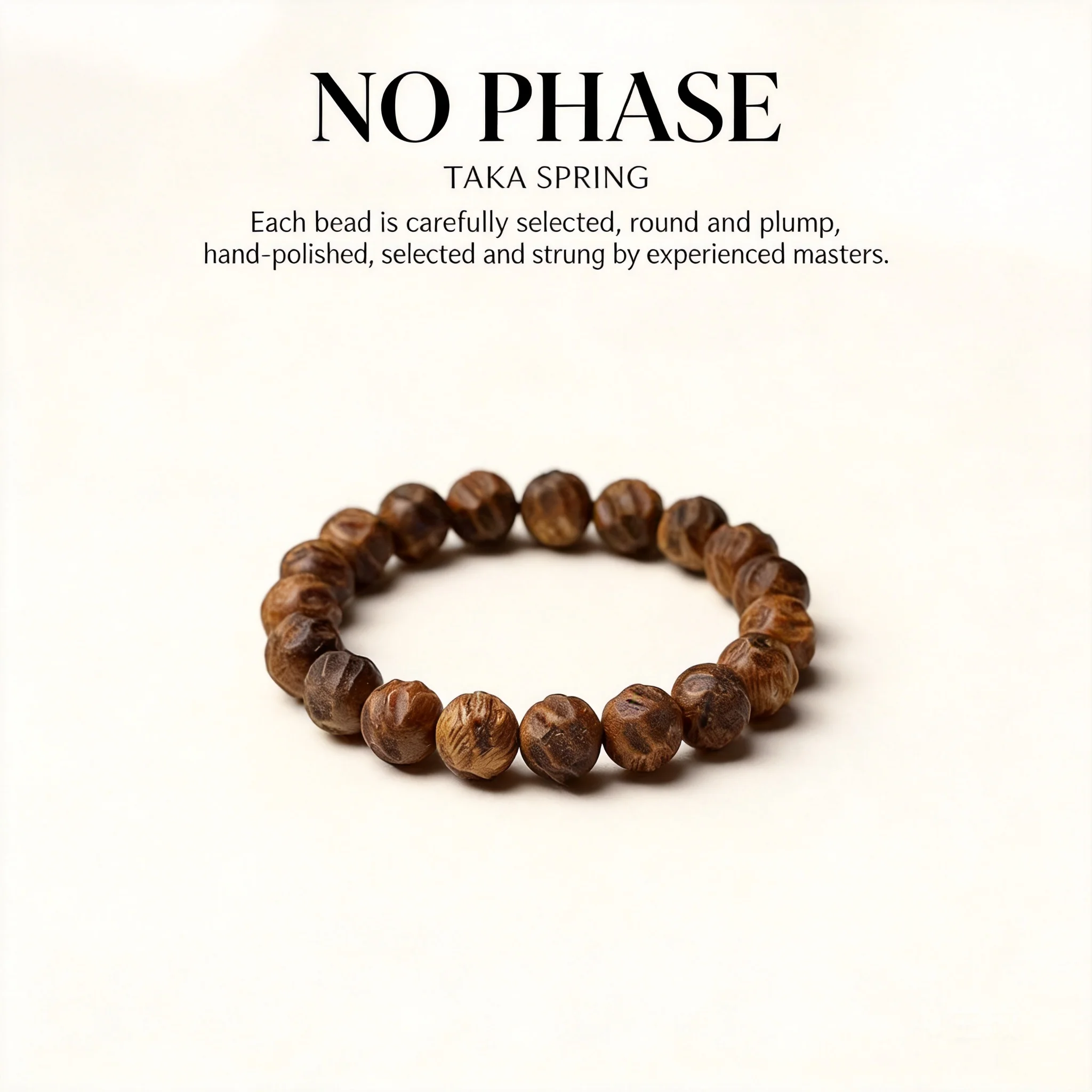 Chinese Style Lucky Qi Nan Agarwood Bracelet Hand Carved Formless Buddha Prayer Beads For Men Women Wealth Blessing Meditation