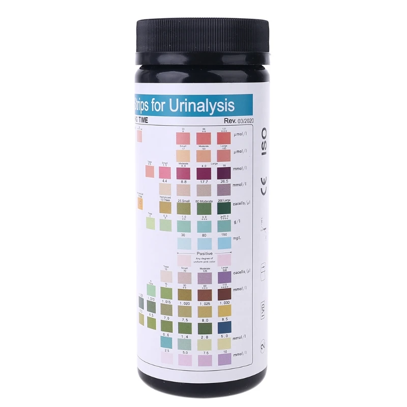 URS-14 100strips Urinalysis Reagent Test Paper Urine Test Strips Leukocytes Nitrite Urobilinogen Protein pH Ketone Dropshipping