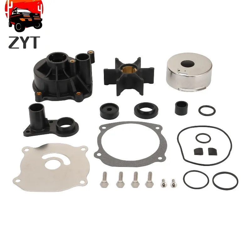 

Water Pump Impeller Kit 5001594 395060 434421 395062 Suitable for Evinrude Johnson 85 88 90 110 112 115 HP V4 Outboard Engine