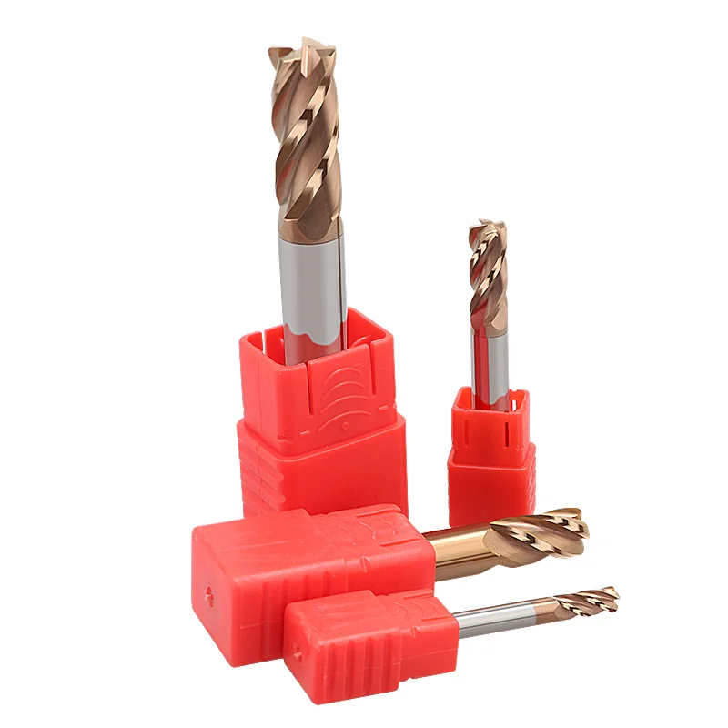 HRC55 HRC62 HRC65 R0.2 R0.5 R1 Tungsten steel Round Nose End Mill Cutter Bull Nose Knife CNC router bits Lathe Tool