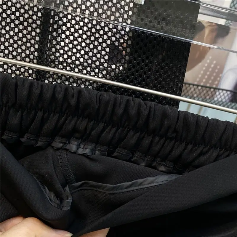 XL-6XL Pantaloncini a gamba larga Donna Basic Summer Bottoms Vita alta Street Loose Office Lady Temperamento All-match Chic Popolare Ins Hot