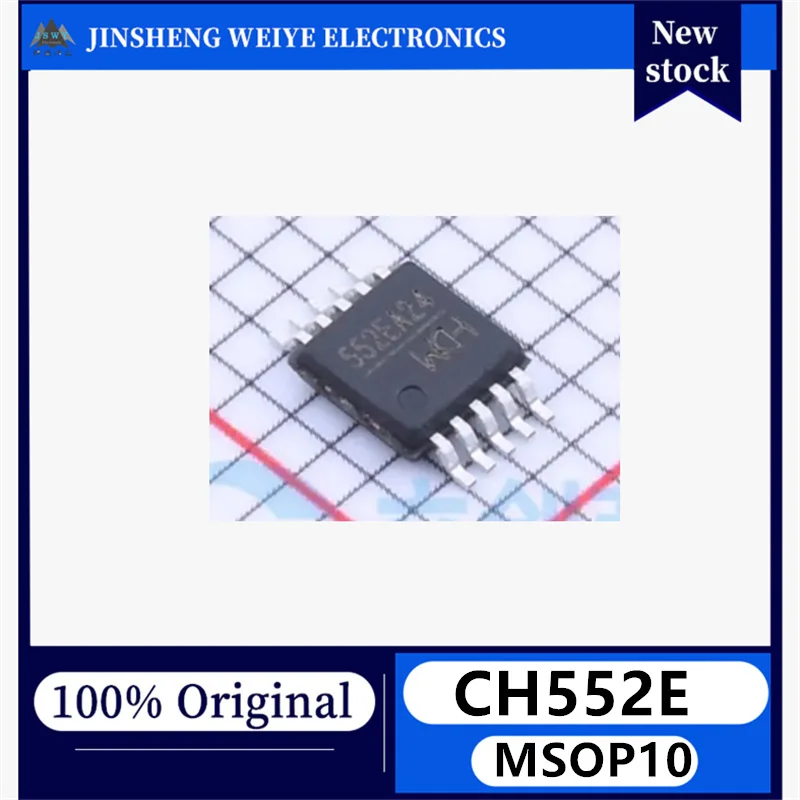 (10/50 pieces) Original CH552E MSOP-10 E8051 core 8-bit enhanced USB microcontroller in stock.