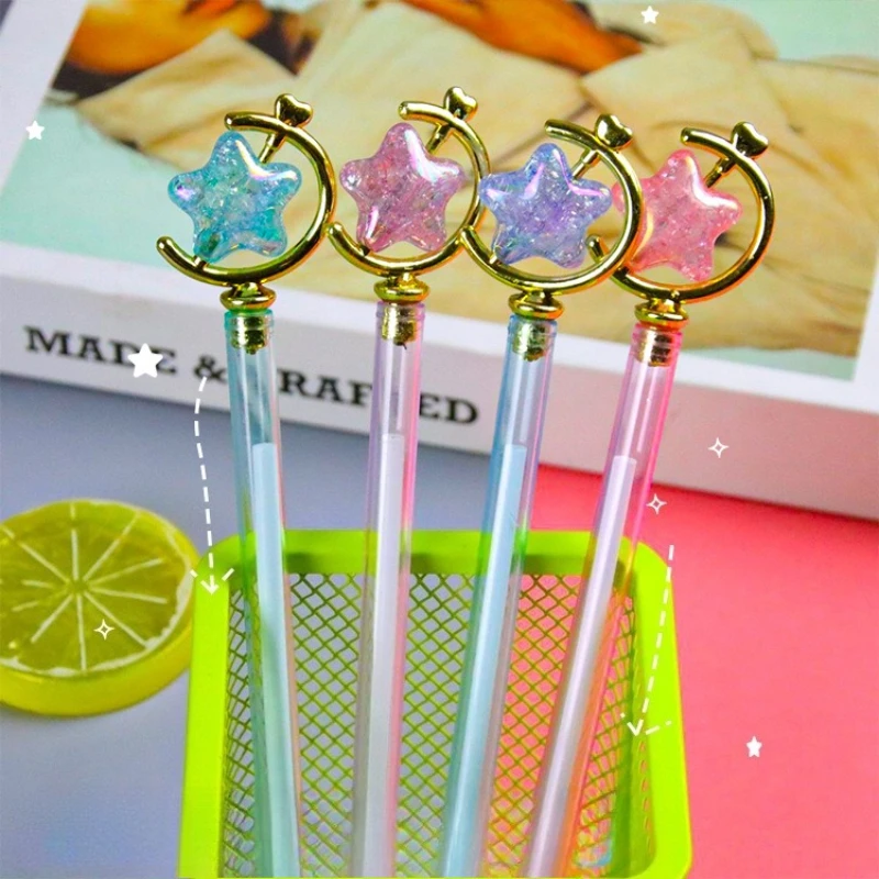 

40pcs Bling Star Gel Pens Wholesale School Stationery Back To School Writing Accessories Bling Gel Pens School Stuffs for Girls