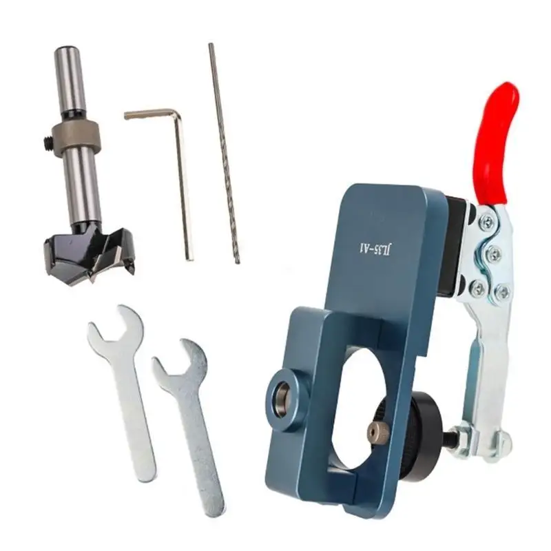652F Concealed Hinge Jig Door Hinge Punching Locator Hinge Drilling Installation Aid