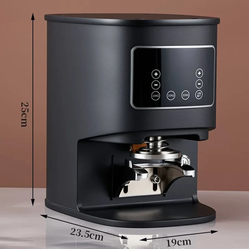 Electric Coffee Tamper, Compatible with 58mm Handles, Automatic Coffee Tamper, Touchscreen, Stainless Steel Espresso Tamper