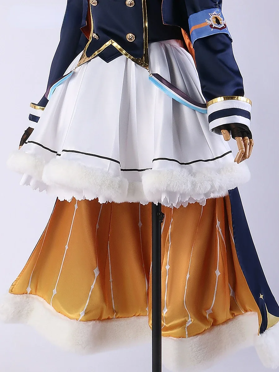 NIJISANJI Vtuber Petra Gurin Cosplay Costume Women Dress Suit Lovely Uniform Cosplay Costume Halloween Party Outfit