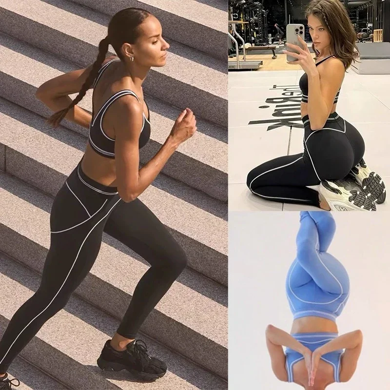 

yoga sports underwear women's high-intensity fitness running shockproof yoga clothing back bra training clothes