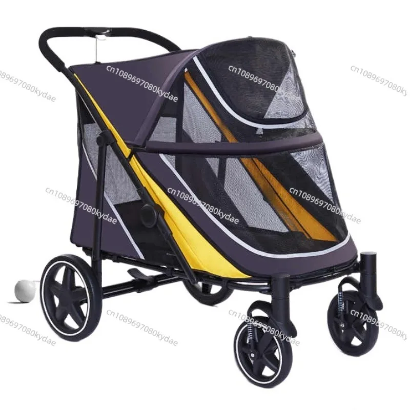 

Secure Large Dog Stroller Engineered for Convenient Long-Distance Transport,Dog Show Trolley