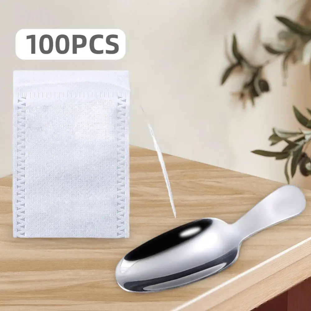 1/2/4PCS Disposable Tea Bags Easy To Clean Durable Draw Line Bubble Tea Bag Not Easy To Break Quick Convenient Non-woven Tea Bag