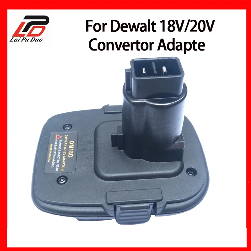 

For Dewalt 18V/20V Convertor Adapter Lithium Ion Battery for DC9096 DC9098 DE9096 18V Battery DM18D Battery Adapter with USB