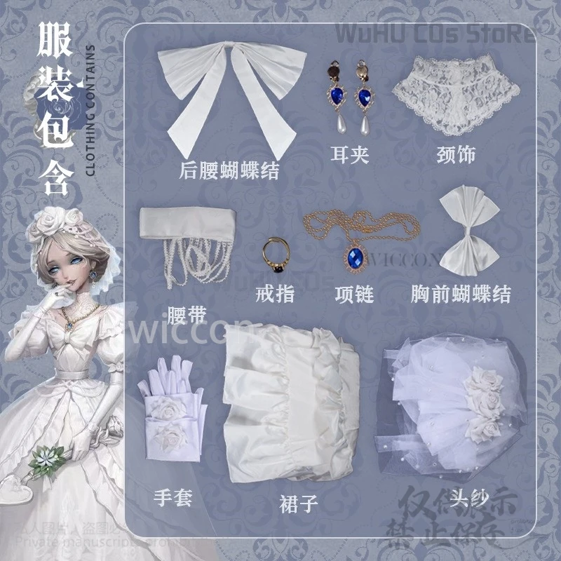Anime juego Identity V Cosplay Loody Queen disfraz Mary Lolita vestido peluca mujer Halloween Navidad traje de boda elegante personalizado