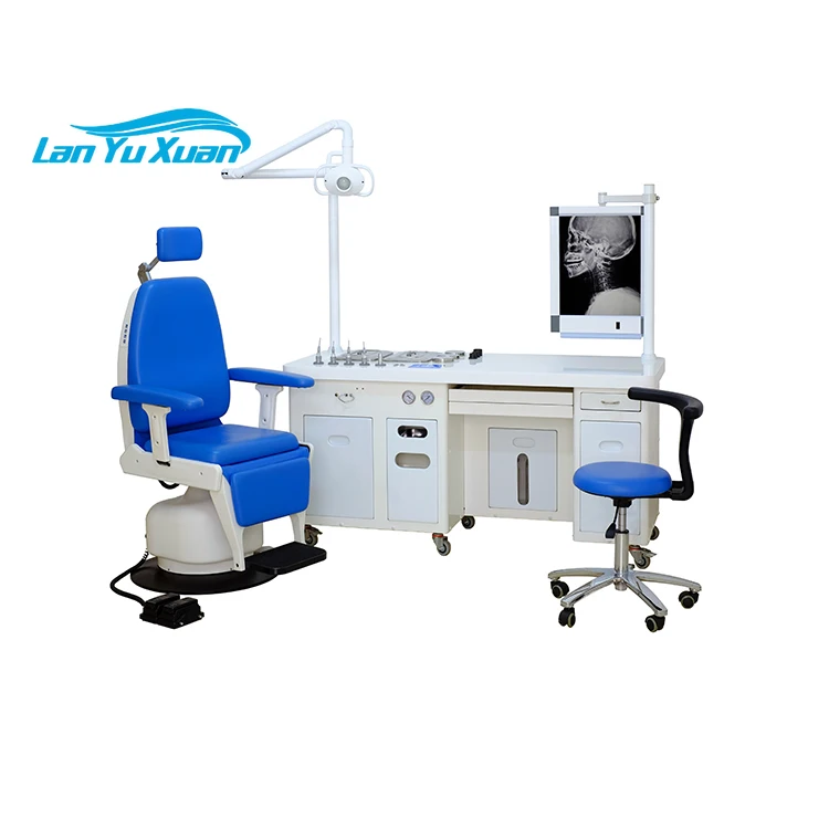 ENT Surgical Instrument Treatment Workstation Diagnostic Table Unit Set with Doctor Chair