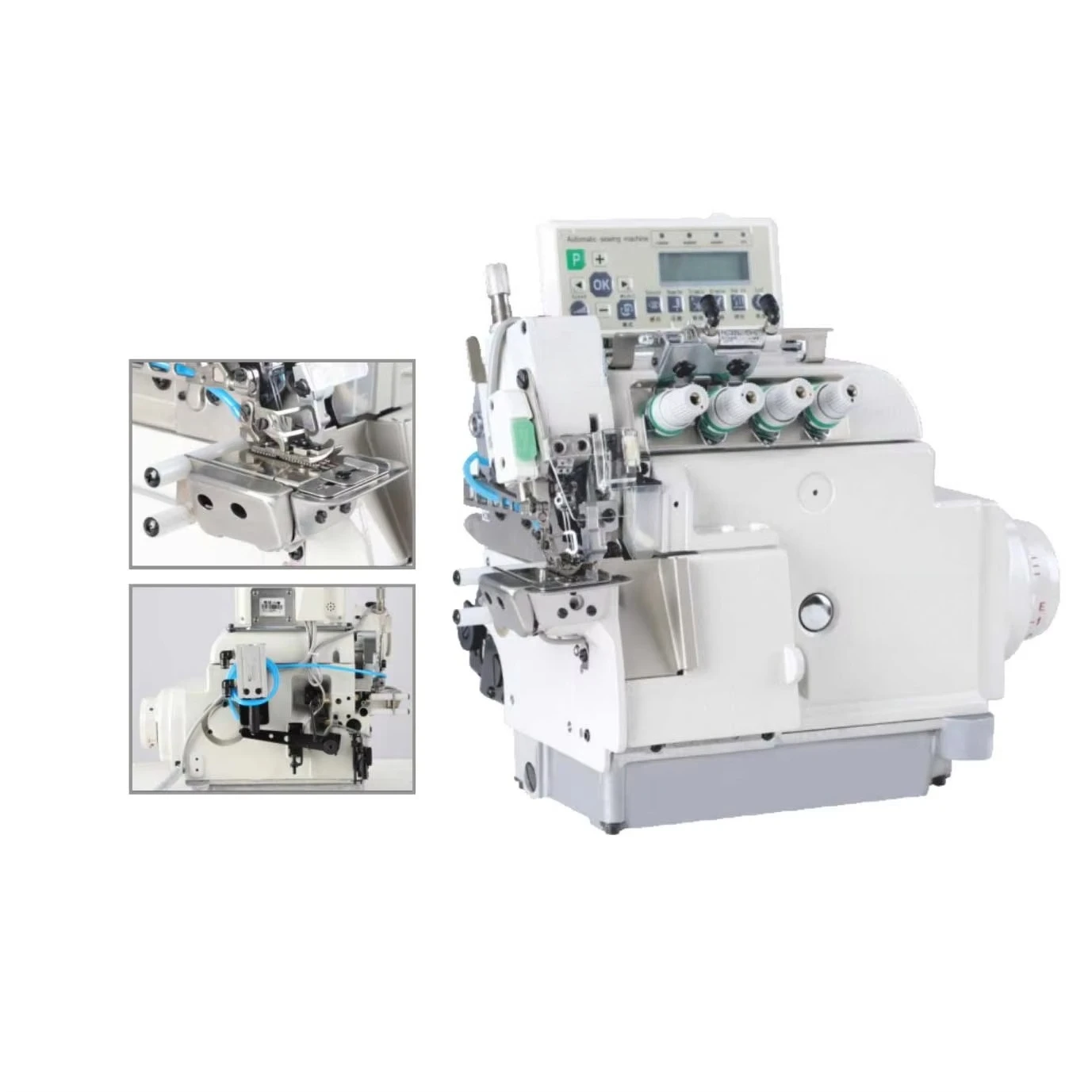 China Single Needle Computer Oversewing Machine T-shirt Cuffs
