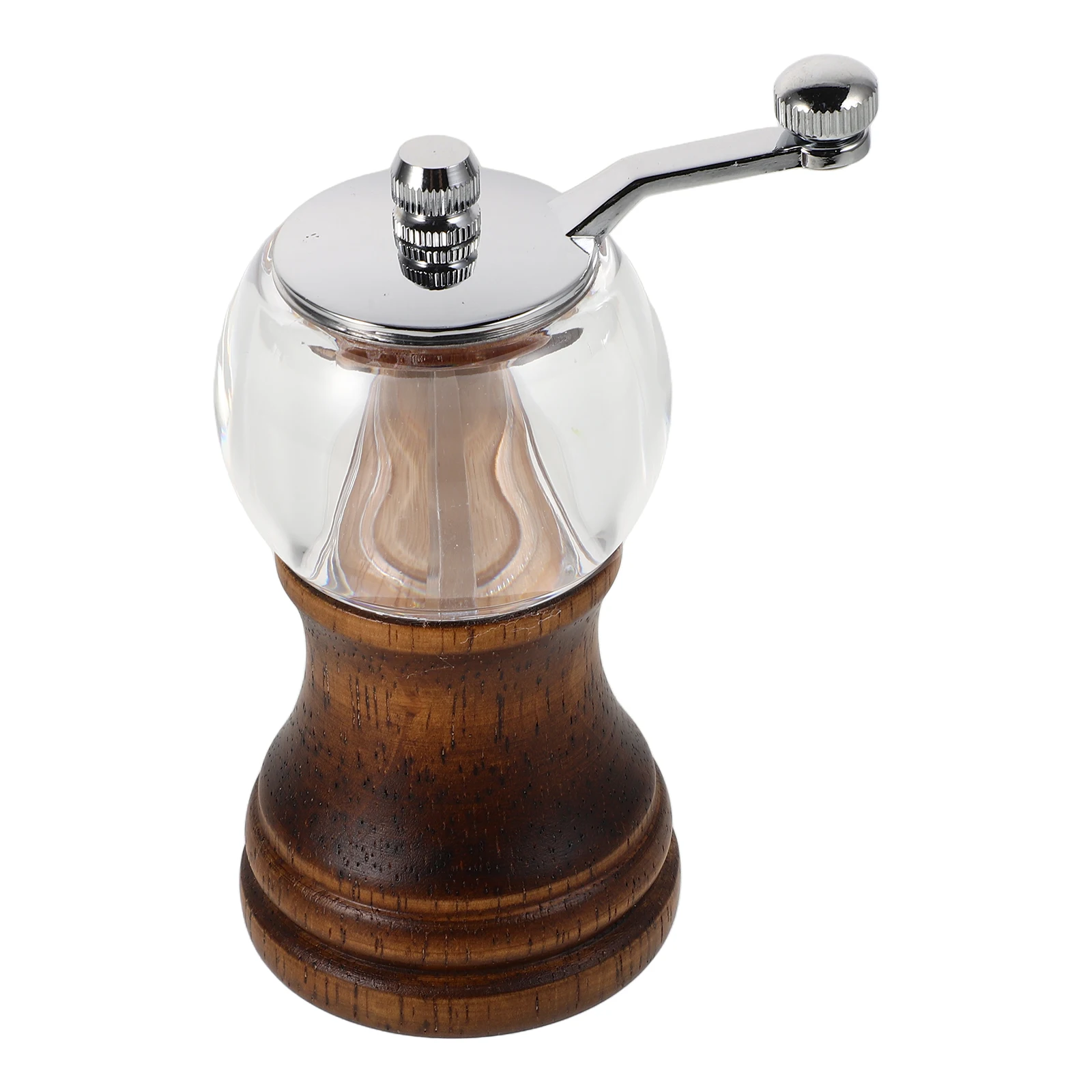 

Hand Crank Pepper Grinder Portable Coffee Bean Grinder Durable Stainless Steel Outdoor Kitchen Use Manual Salt
